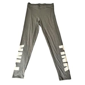 PINK VS Loose fit yoga leggings in Charcoal Size M